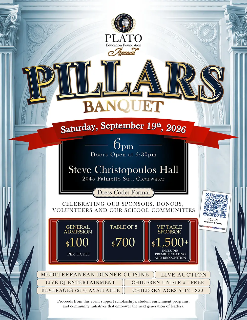 Plato Education Foundation Pillars 2026